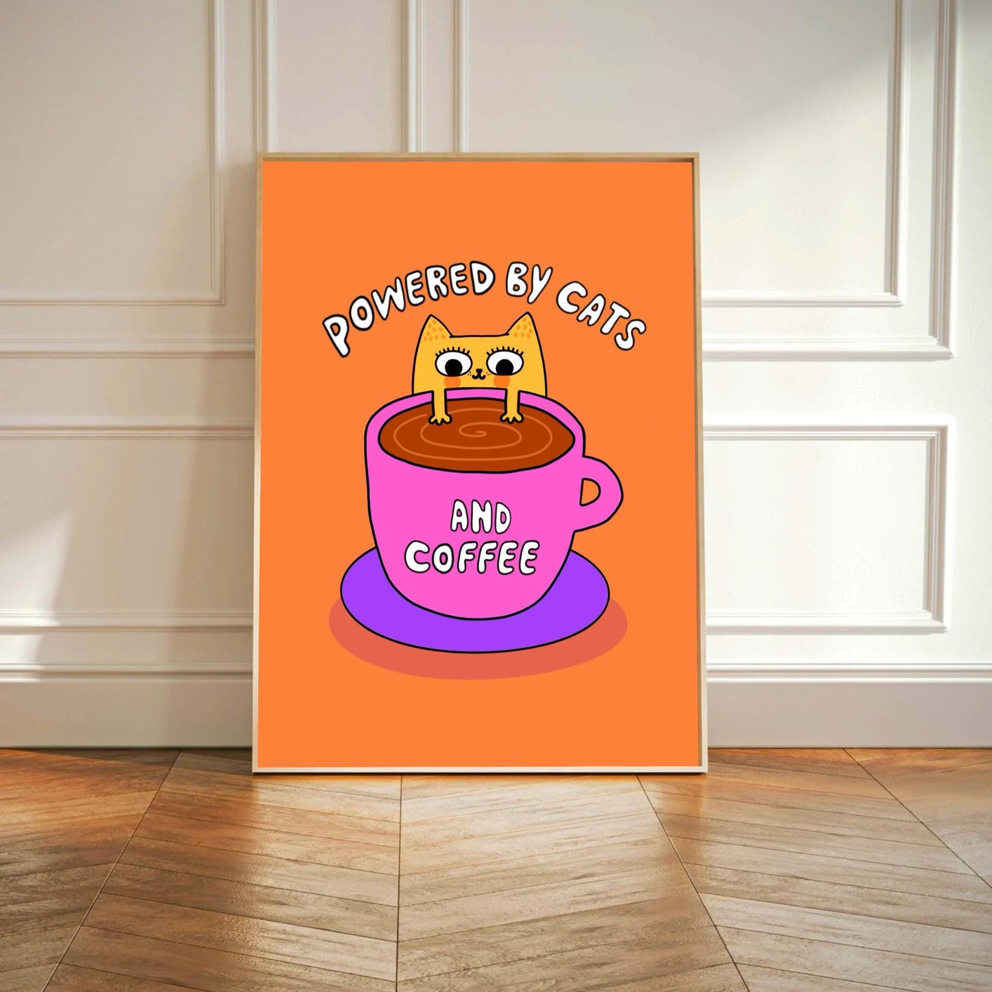 Powered By Coffee print