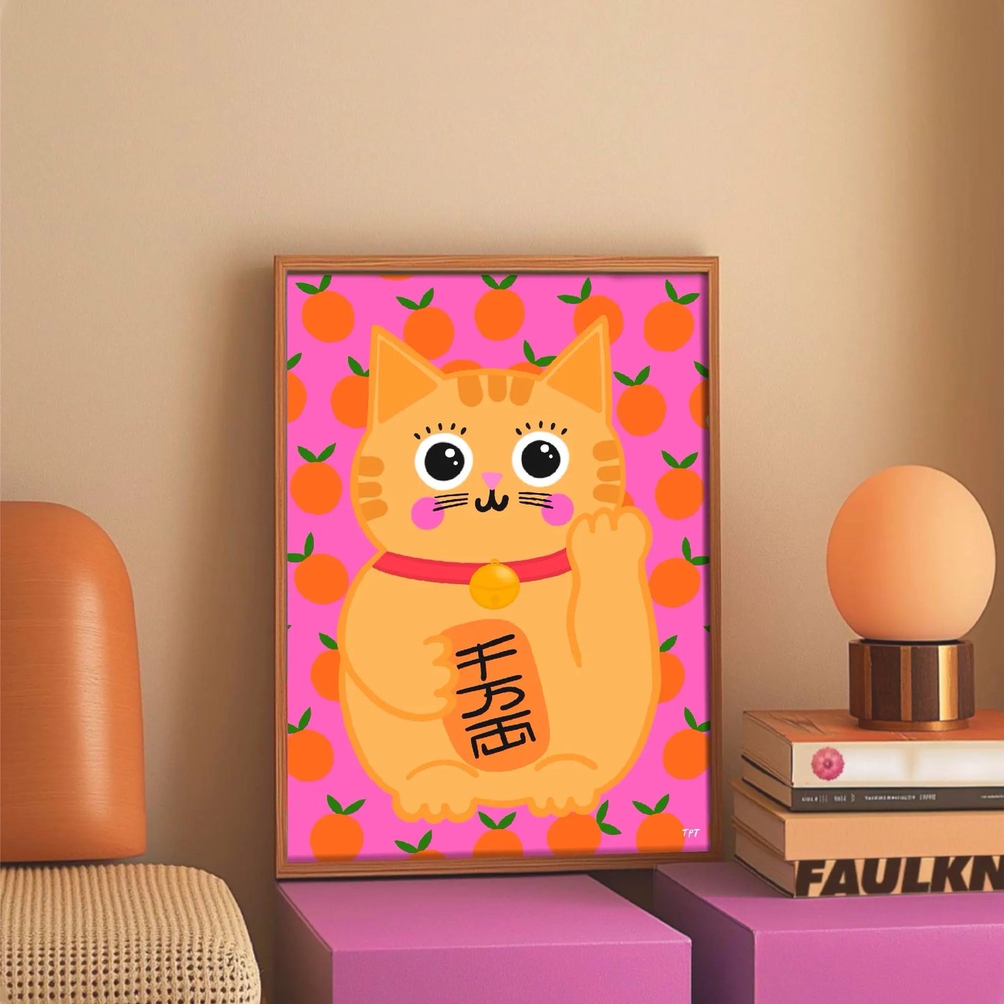 Lucky Cat Print
