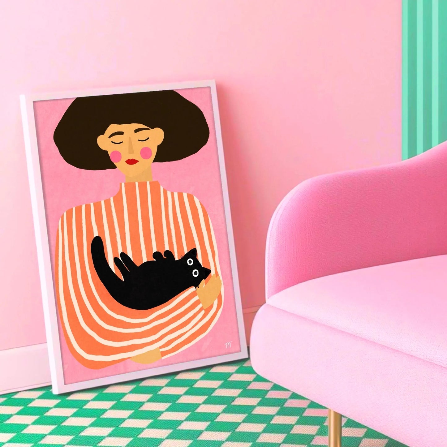 Cat Cuddles print