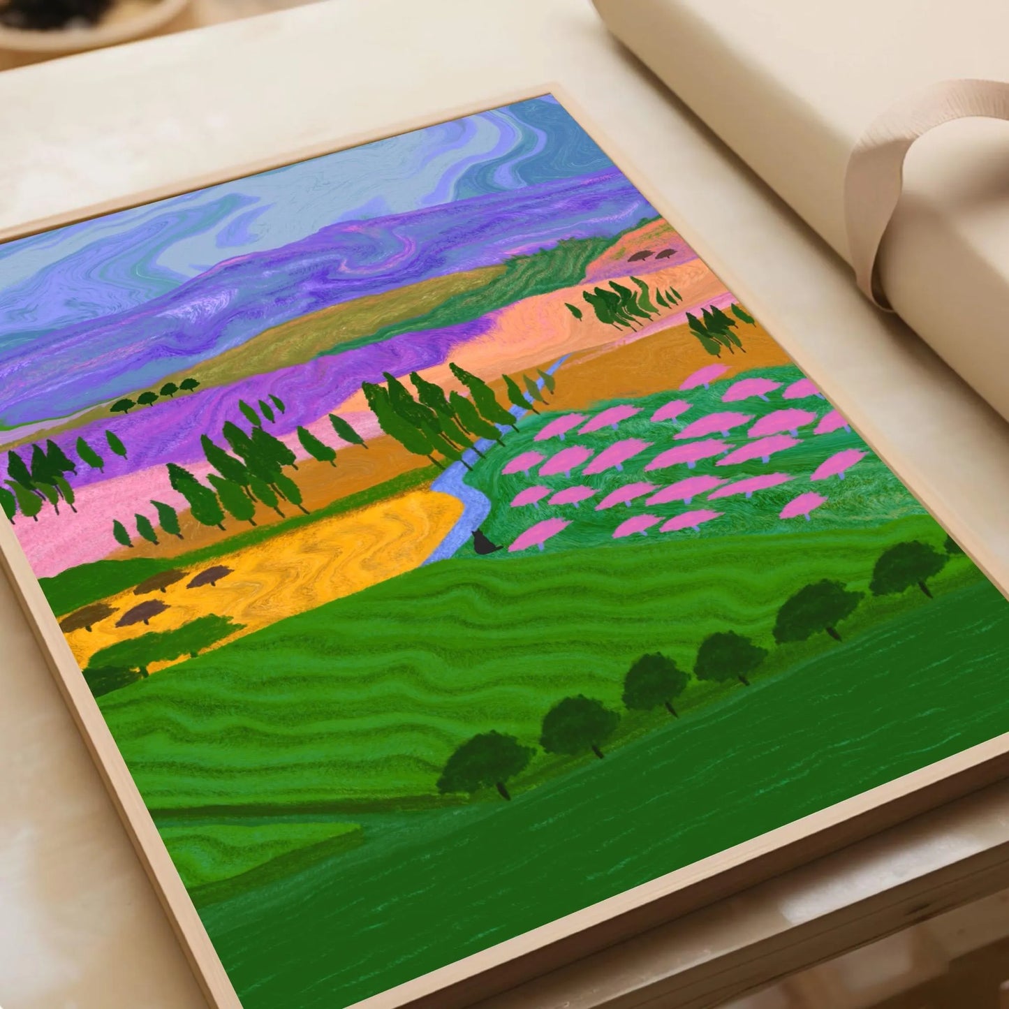 Cat In The Countryside print
