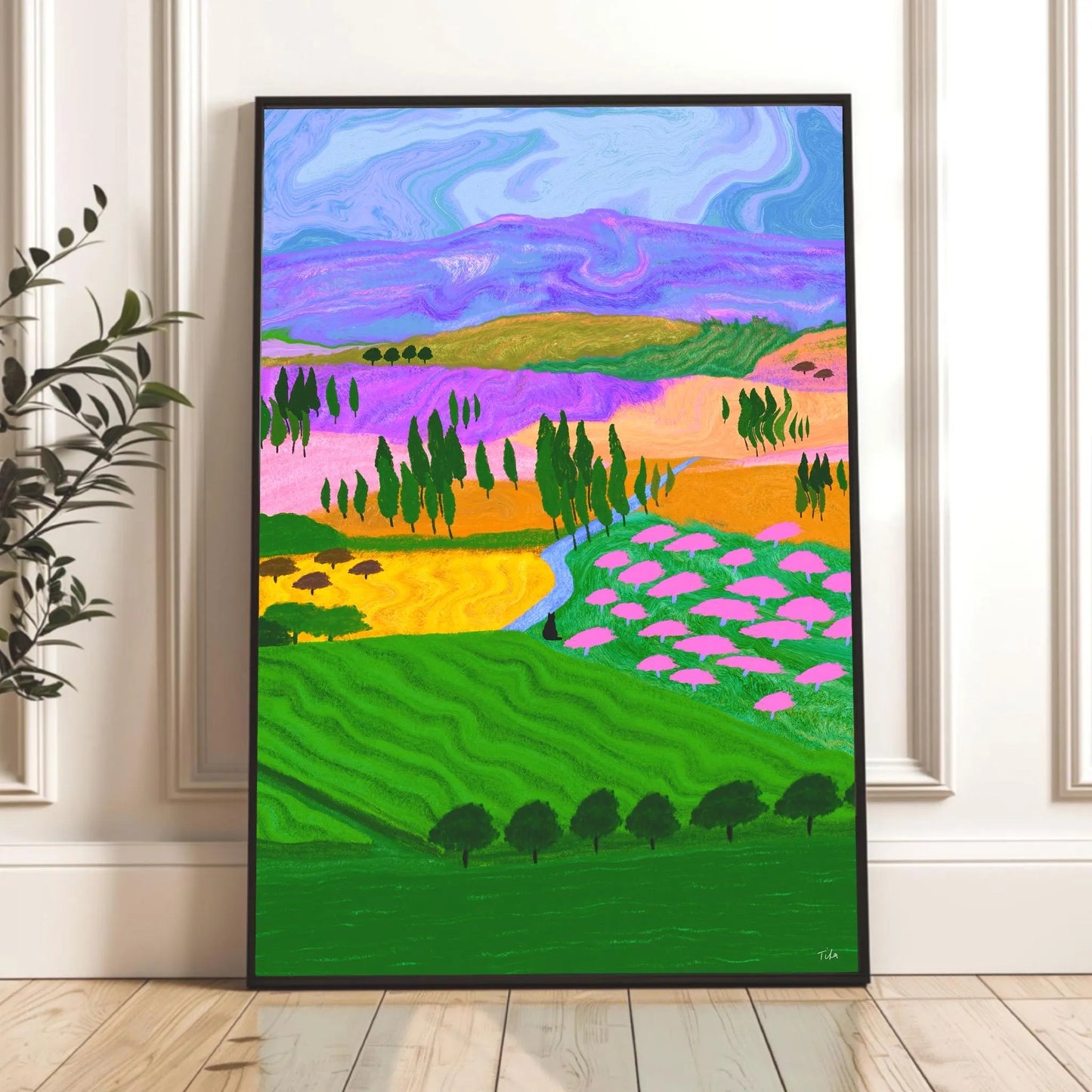 Cat In The Countryside print