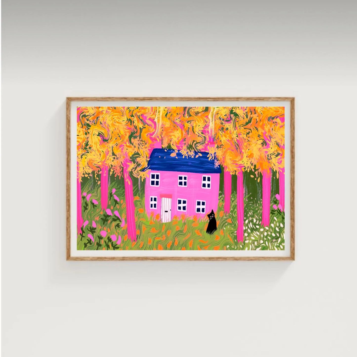 Cottage In The Woods print
