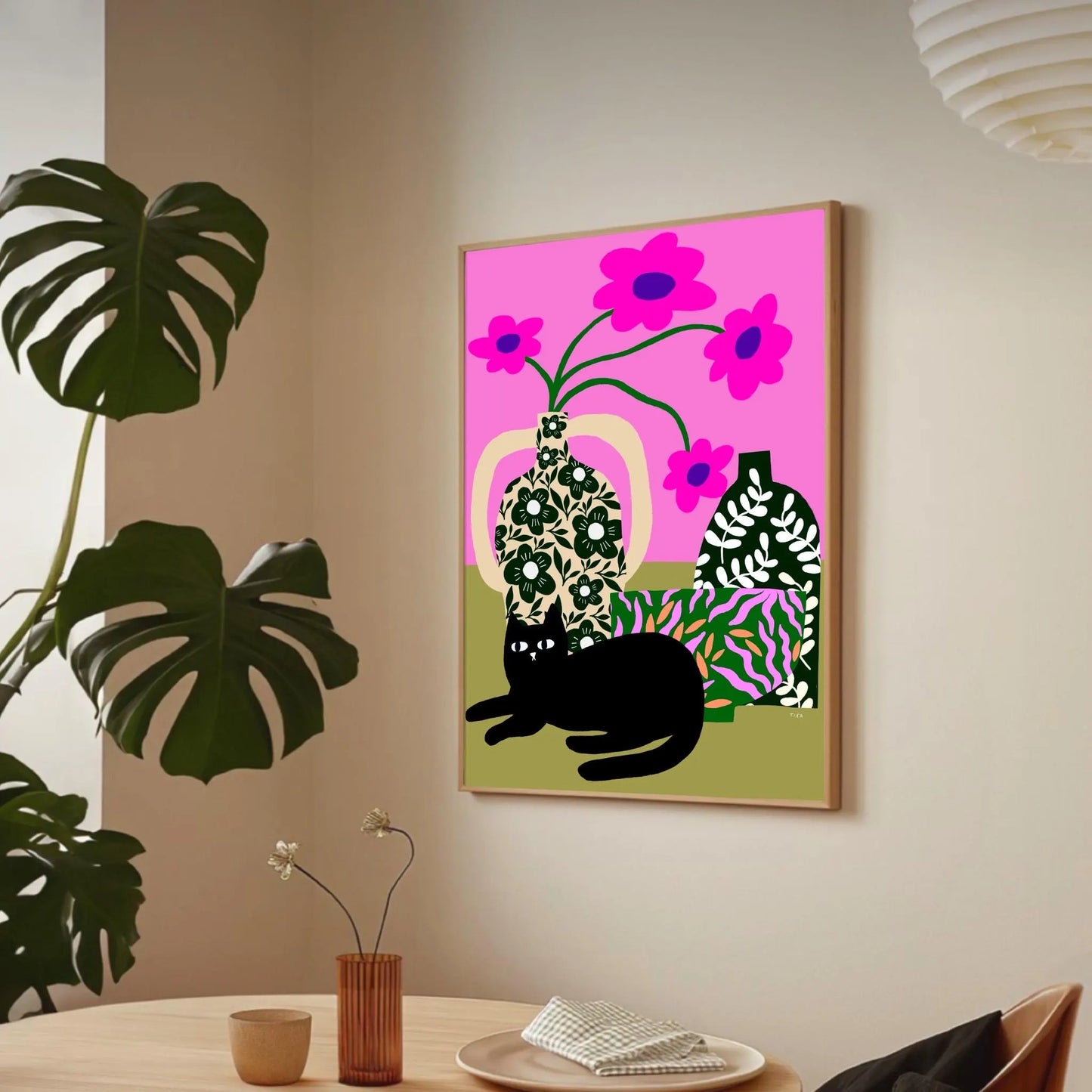 Curious Cat print