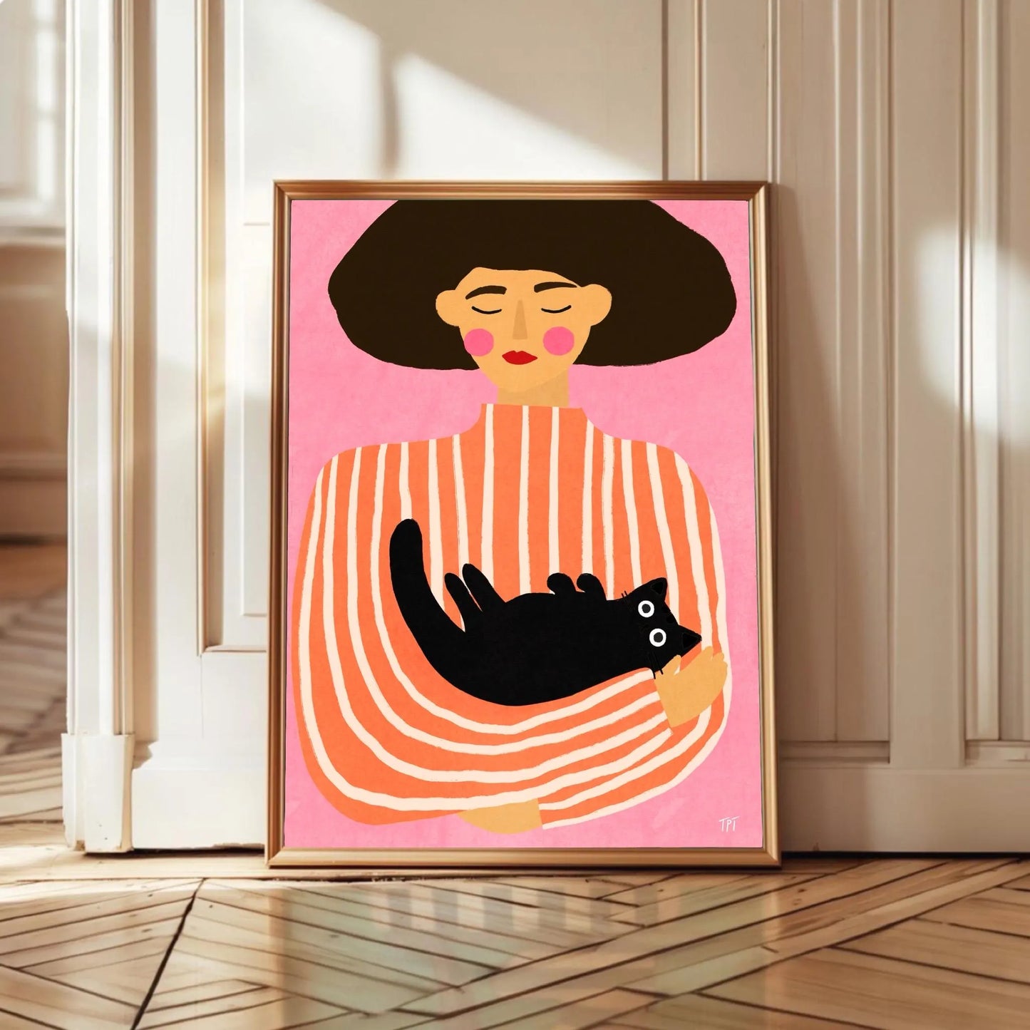 Cat Cuddles print