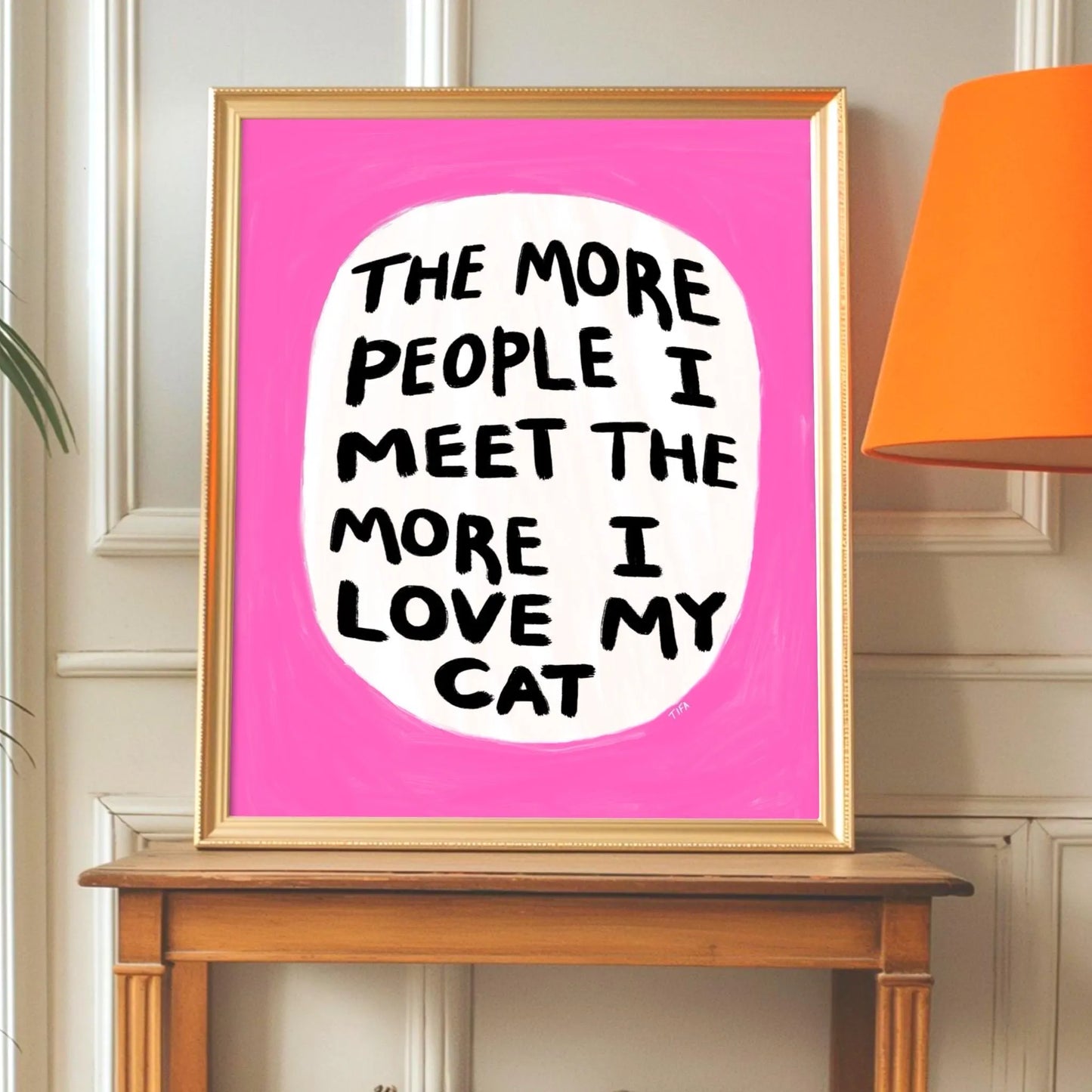 I Love My Cat print