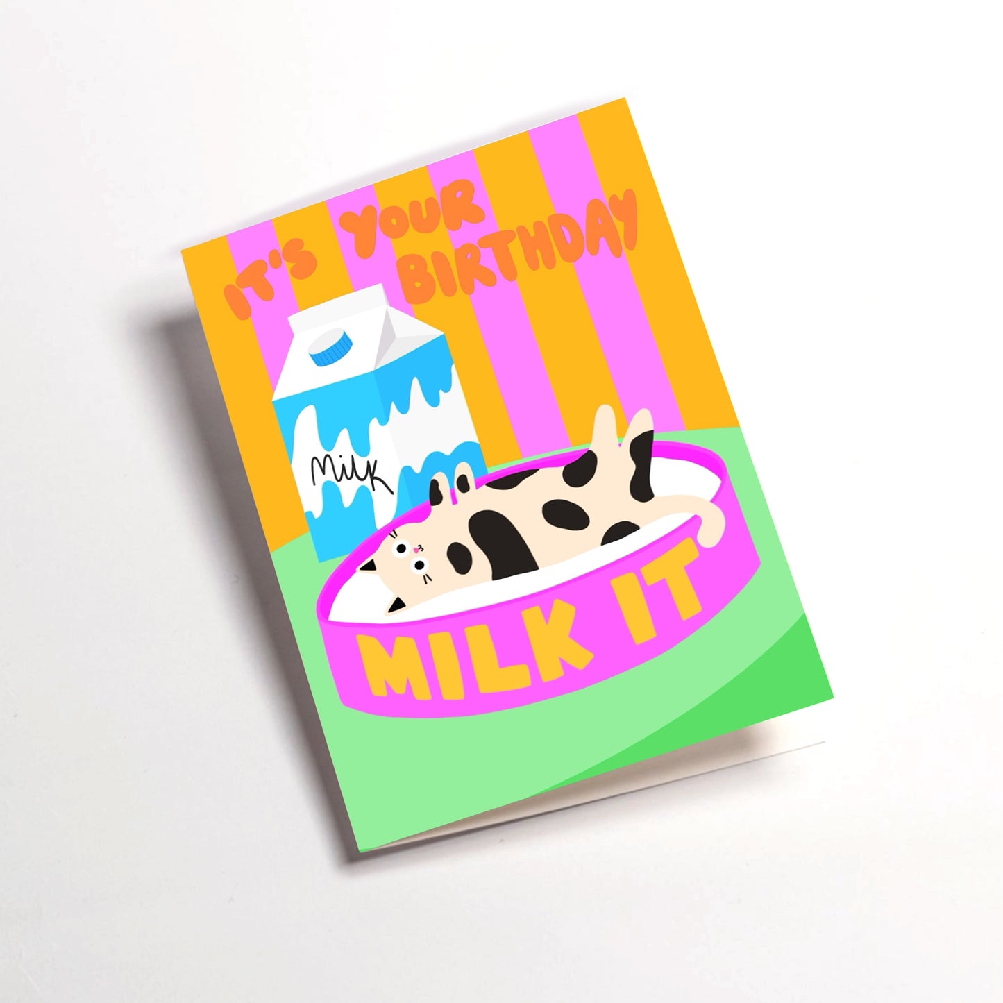 Milk It Birthday Card