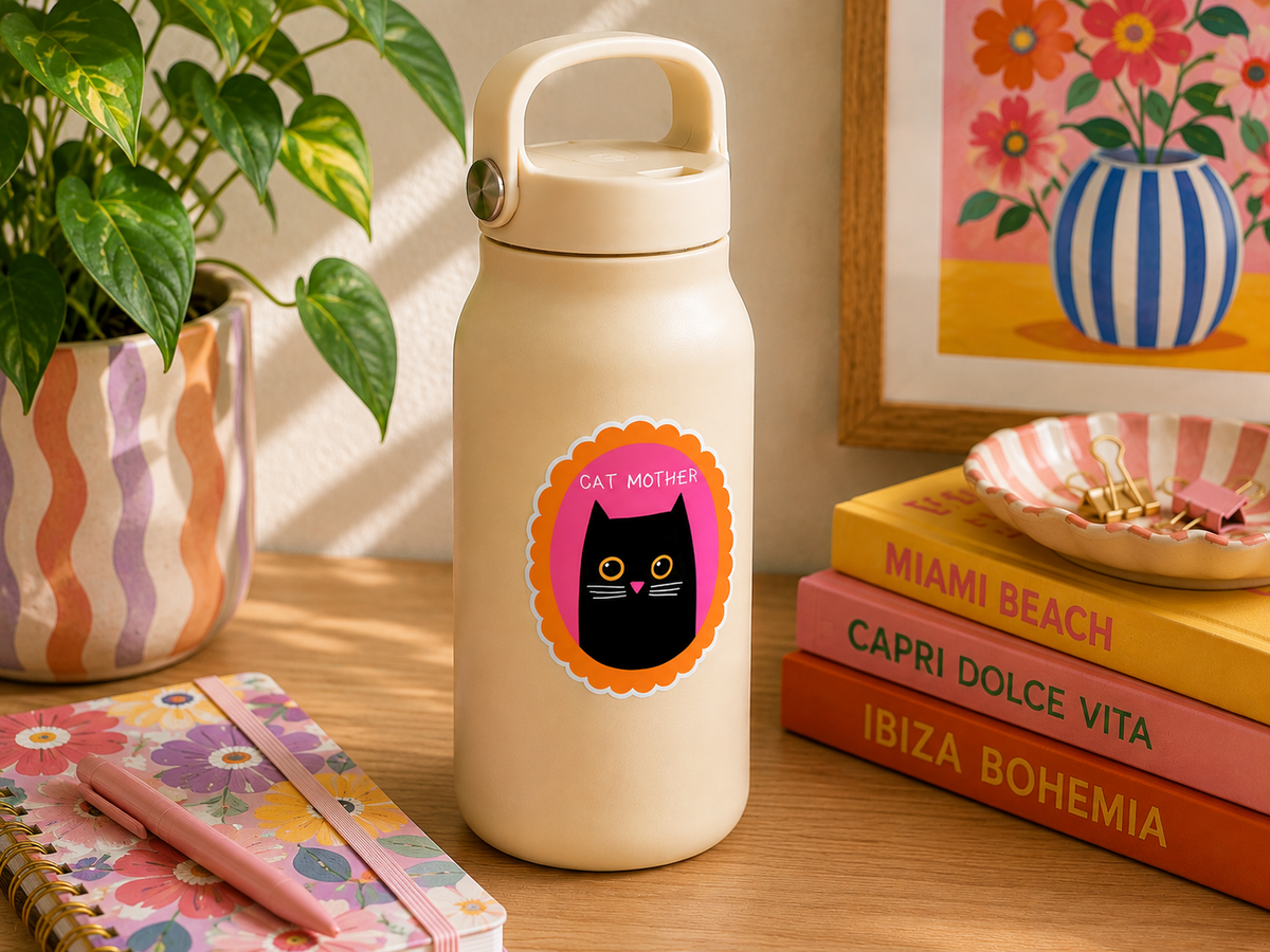 Cat Mother - Vinyl Sticker