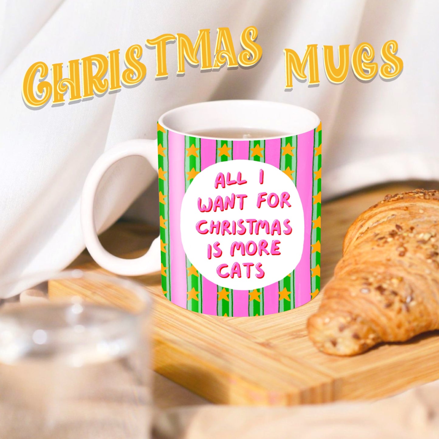 More Cats Christmas Mug