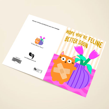Feline Better Greetings Card