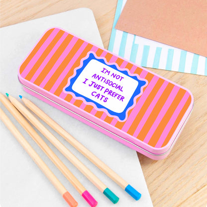 Prefer Cats - Pencil Tin
