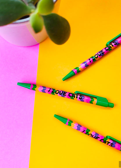 I Love Cats Pen