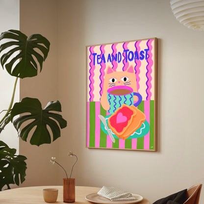 Tea And Toast print