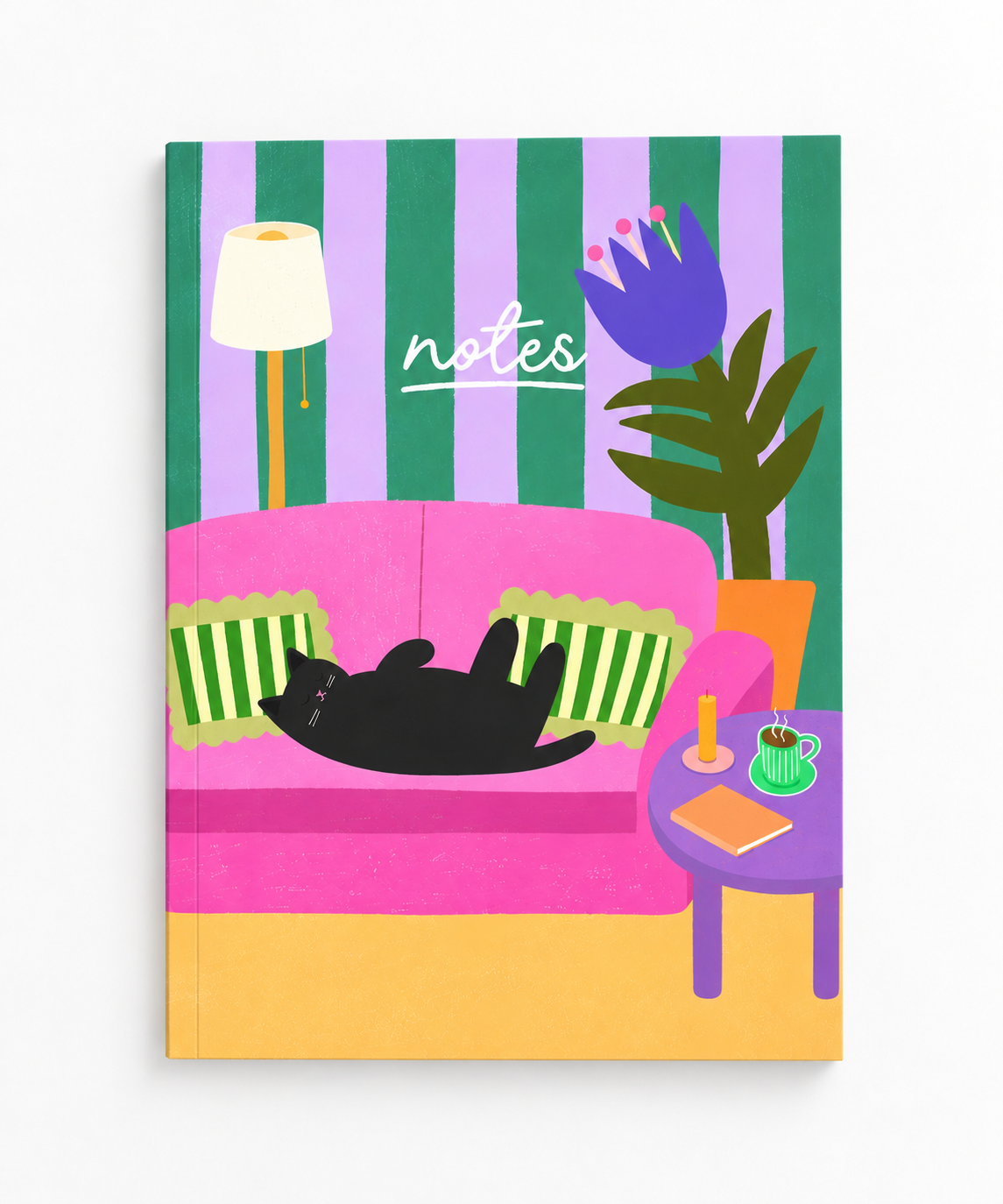 Sofa Katze - Notizbuch