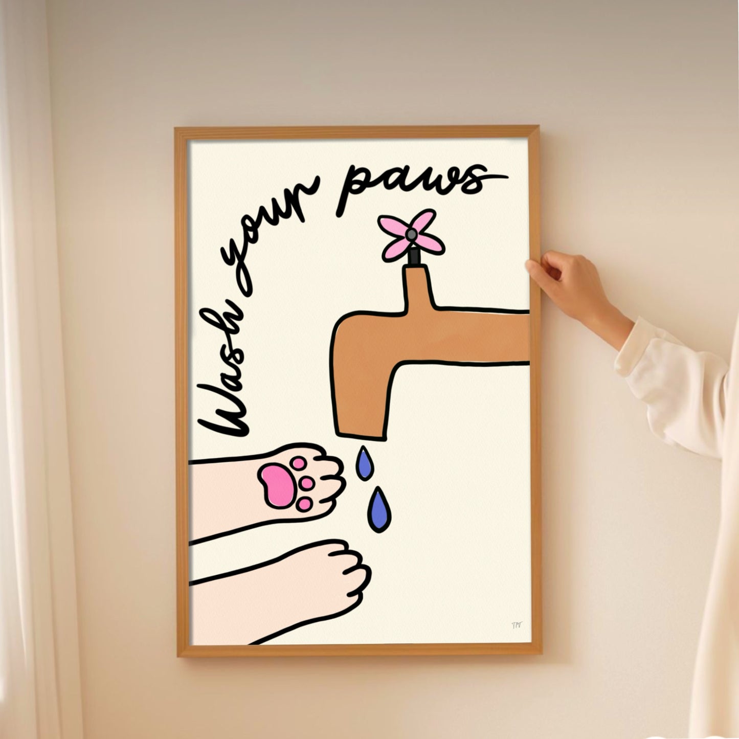 Wash Your Paws Print