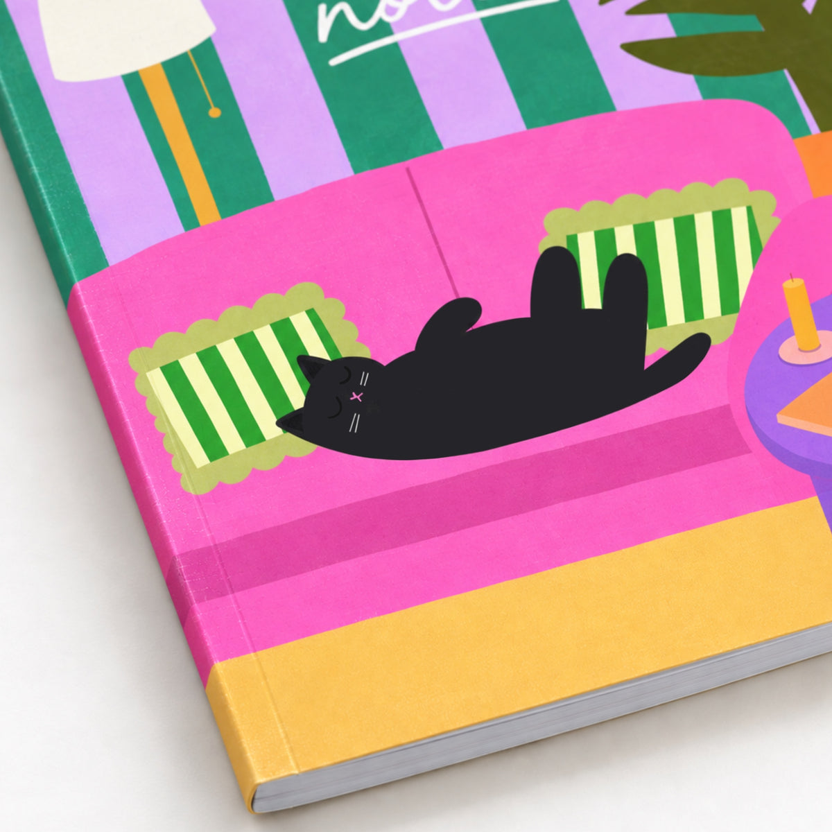 Sofa Katze - Notizbuch
