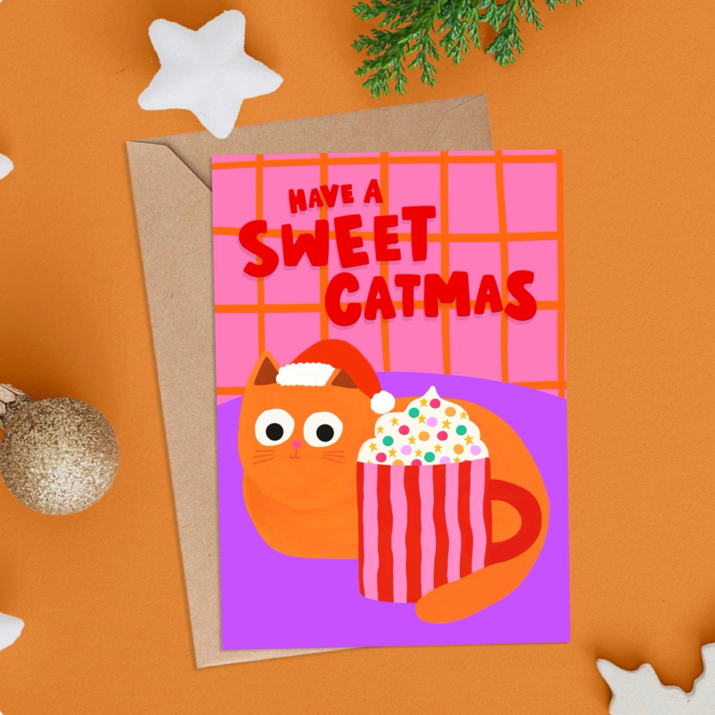 Sweet Catmas Card