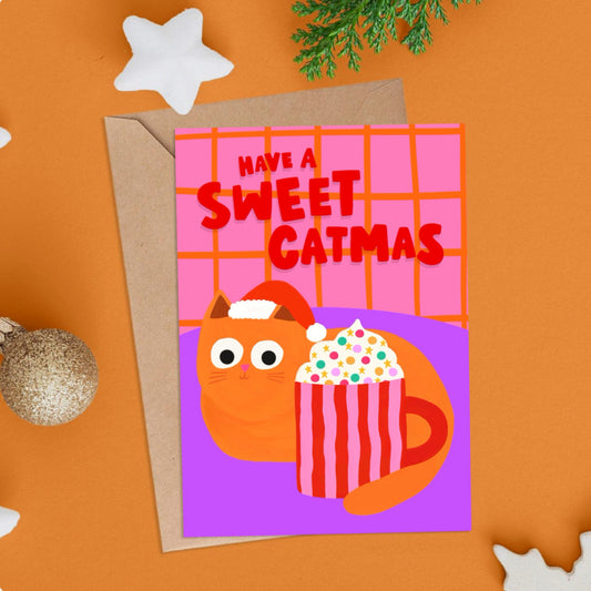 Sweet Catmas Card