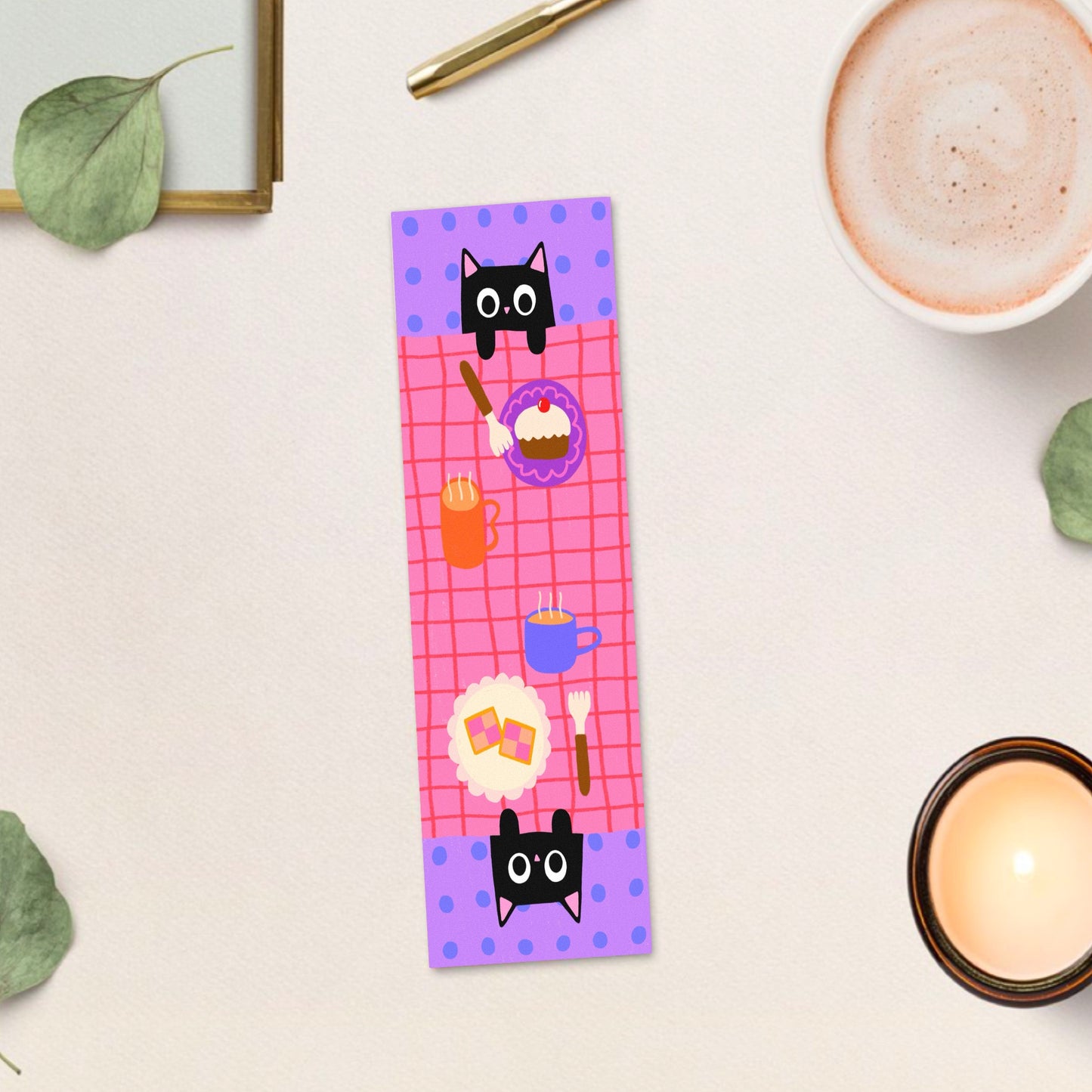 Tea And Cake Bookmark