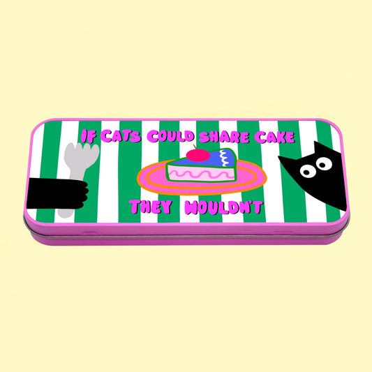 Cat and Cakes - Pencil Tin
