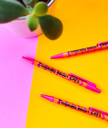 Thinking About Cats Pen