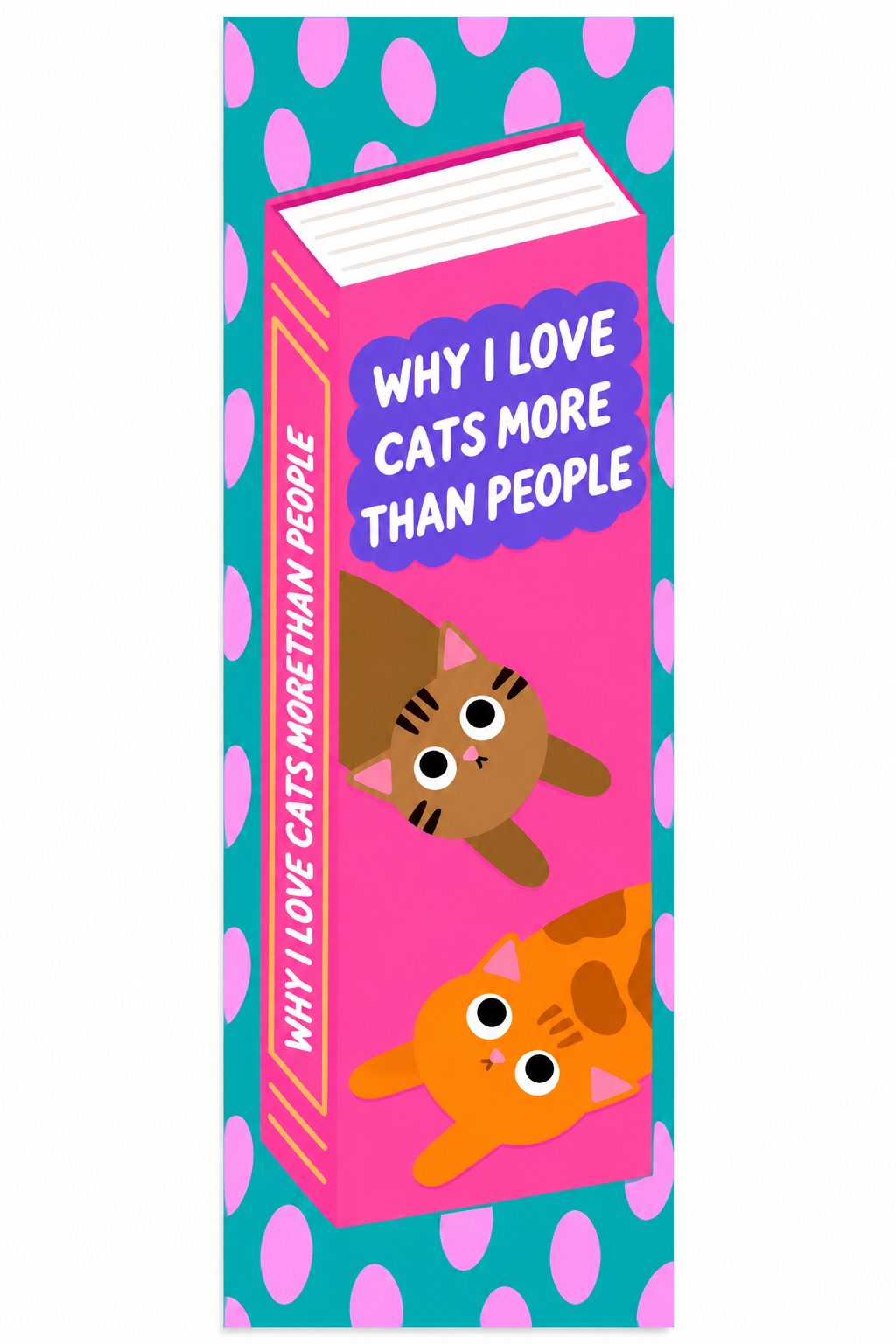 Lesezeichen „Katzenliebe“