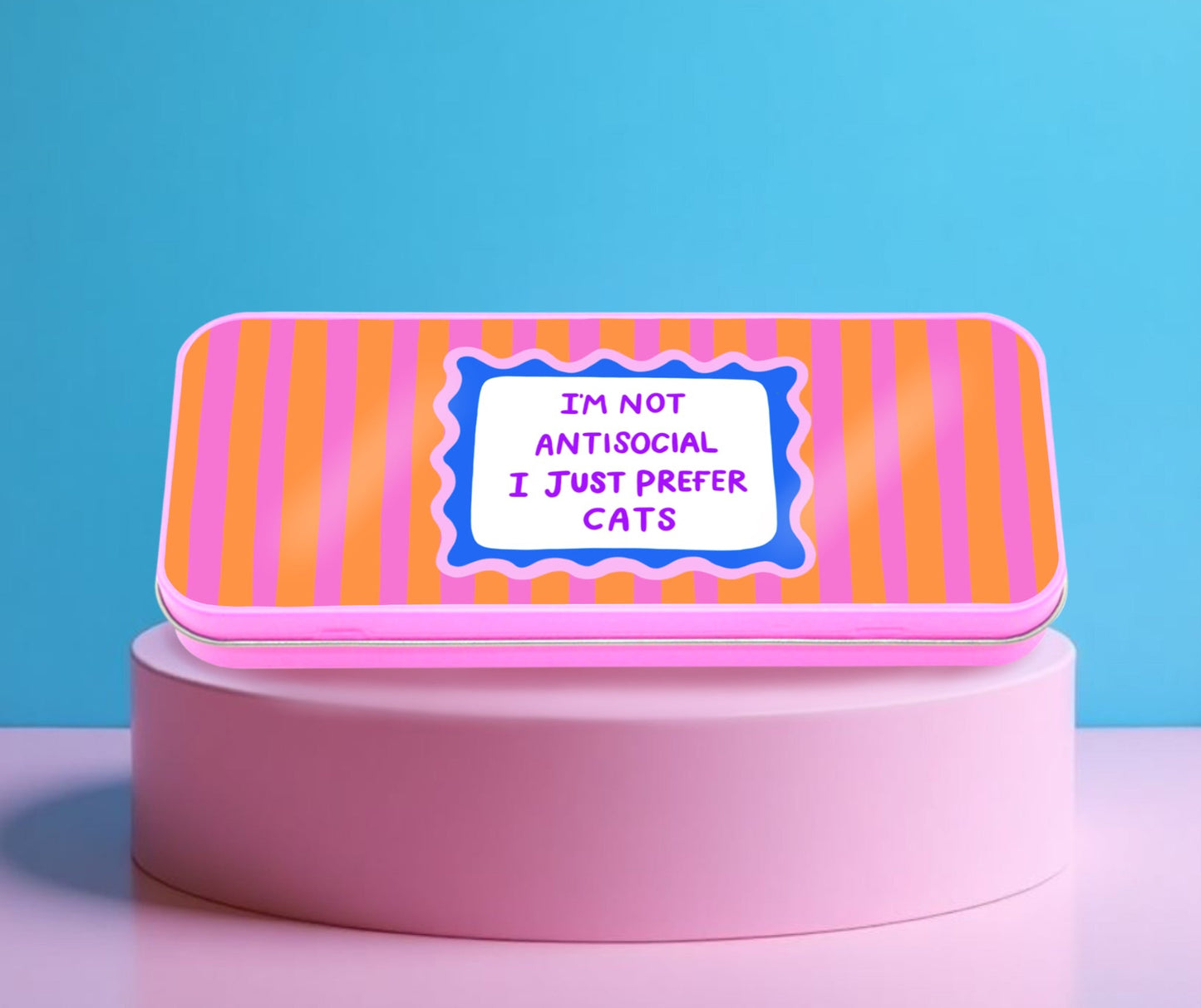Prefer Cats - Pencil Tin