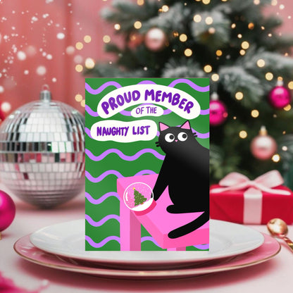 Naughty List Christmas Card