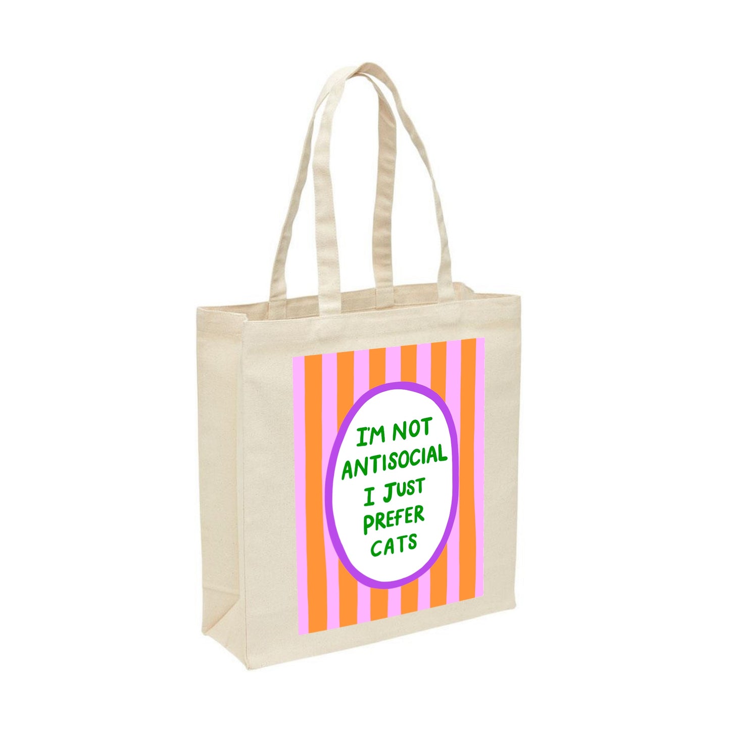 Antisocial Cat Tote Bag