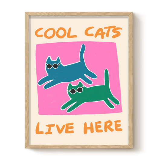 Cool Cats Print