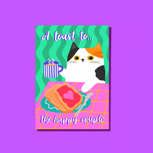 A Toast Greetings Card