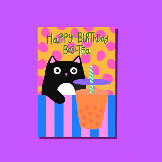 Bes-Tea Birthday Card