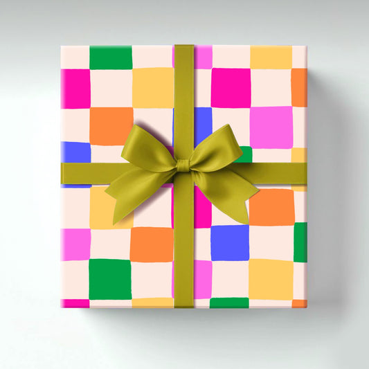 Colourful Squares Wrapping Paper