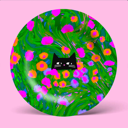 Meadow Cat - Ceramic Plate