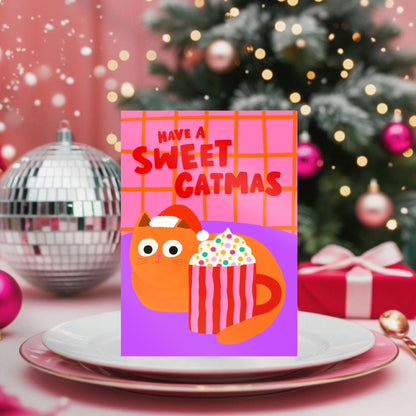 Sweet Catmas Card