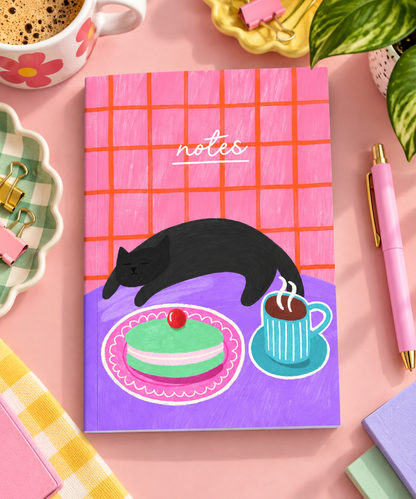 Kuchen Und Kaffee - Katzennotizbuch