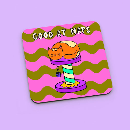 Good At Naps Coaster