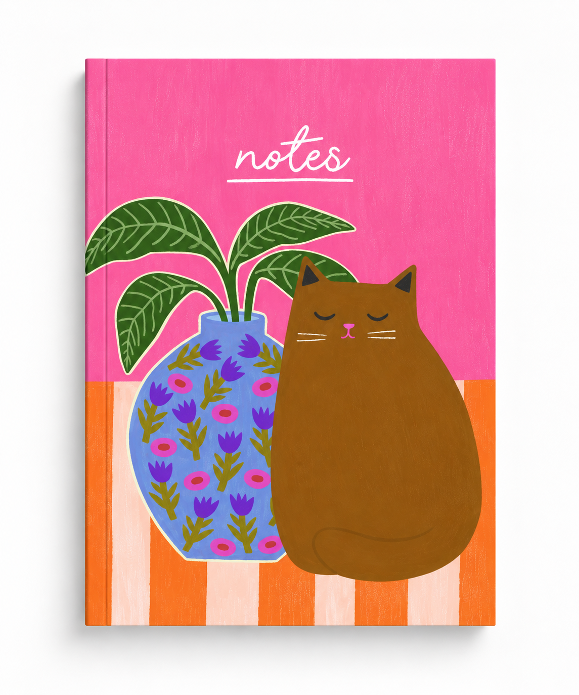 Braune Katze - Notizbuch