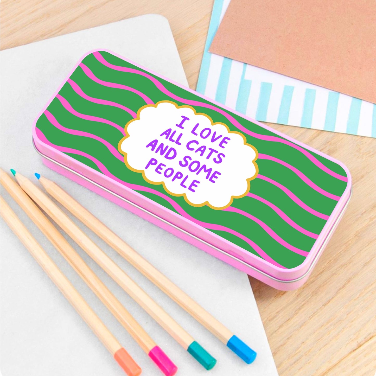 Love All Cats - Pencil Tin