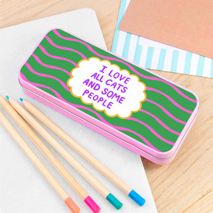 Love All Cats - Pencil Tin