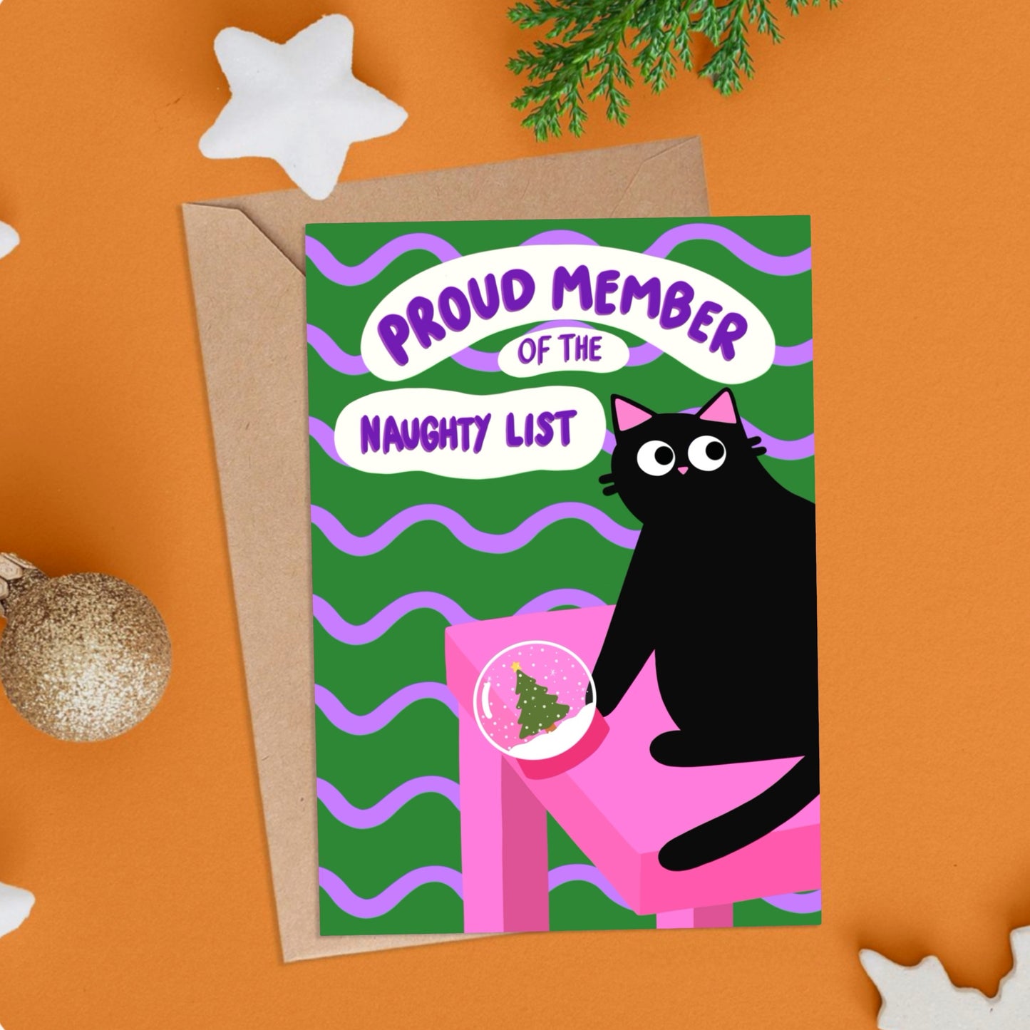 Naughty List Christmas Card