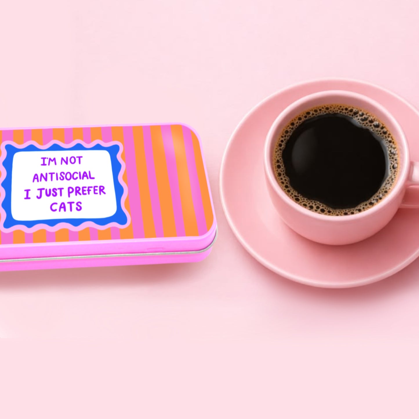 Prefer Cats - Pencil Tin