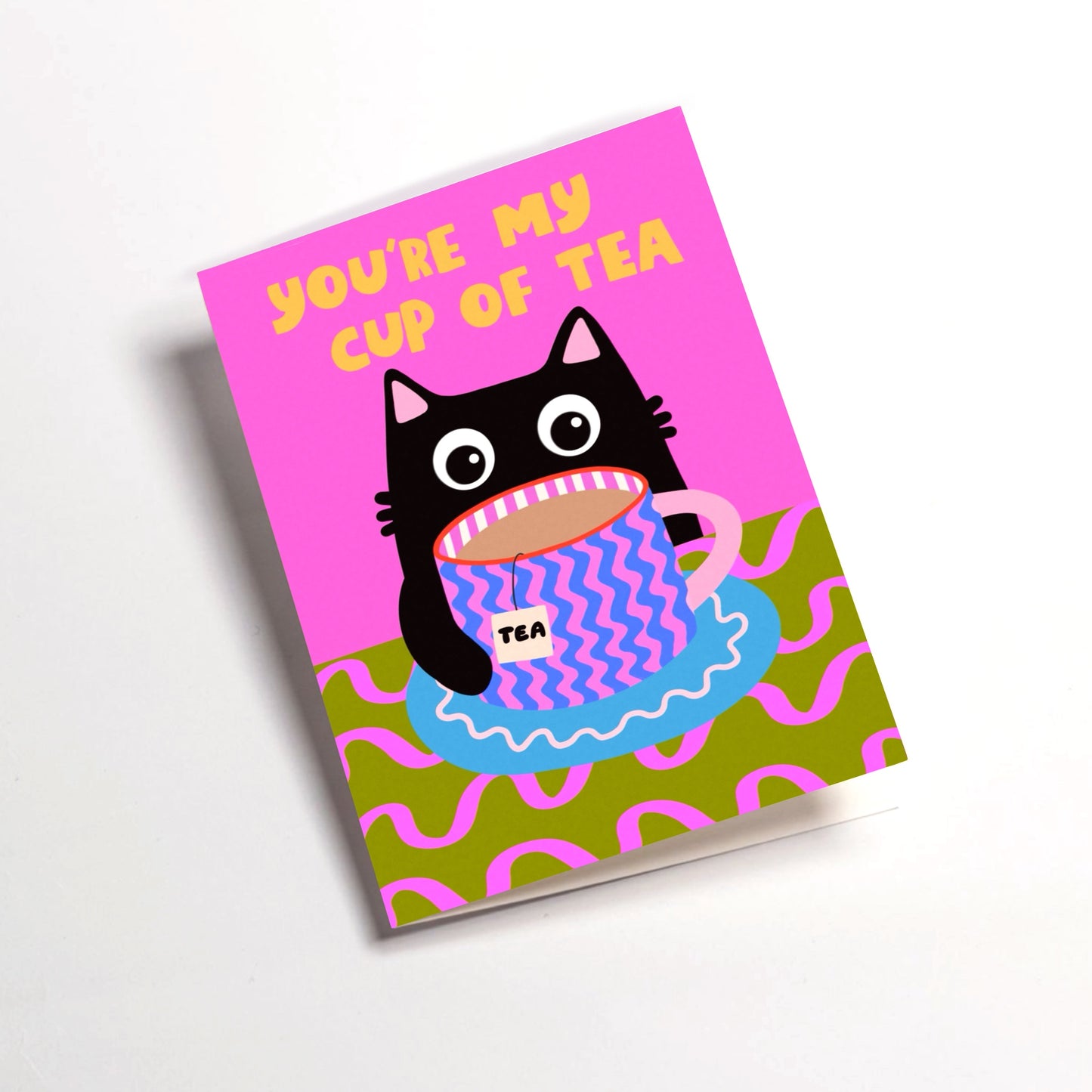Cup Of Tea Greetings Card