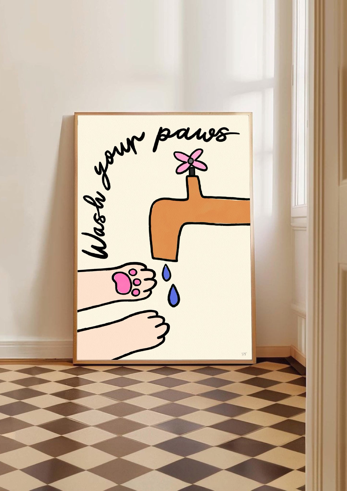 Wash Your Paws Print