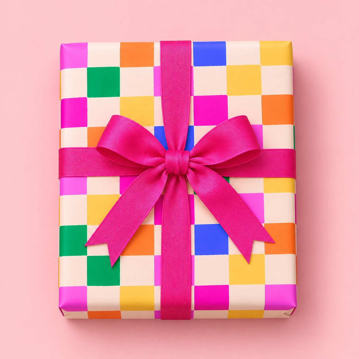 Colourful Squares - Wrapping Paper Sheet