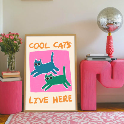 Cool Cats Print