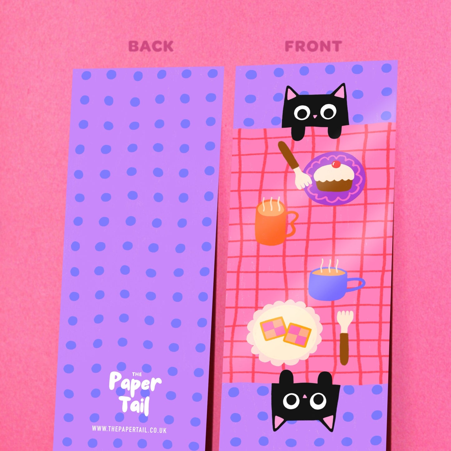 Tea And Cake Bookmark