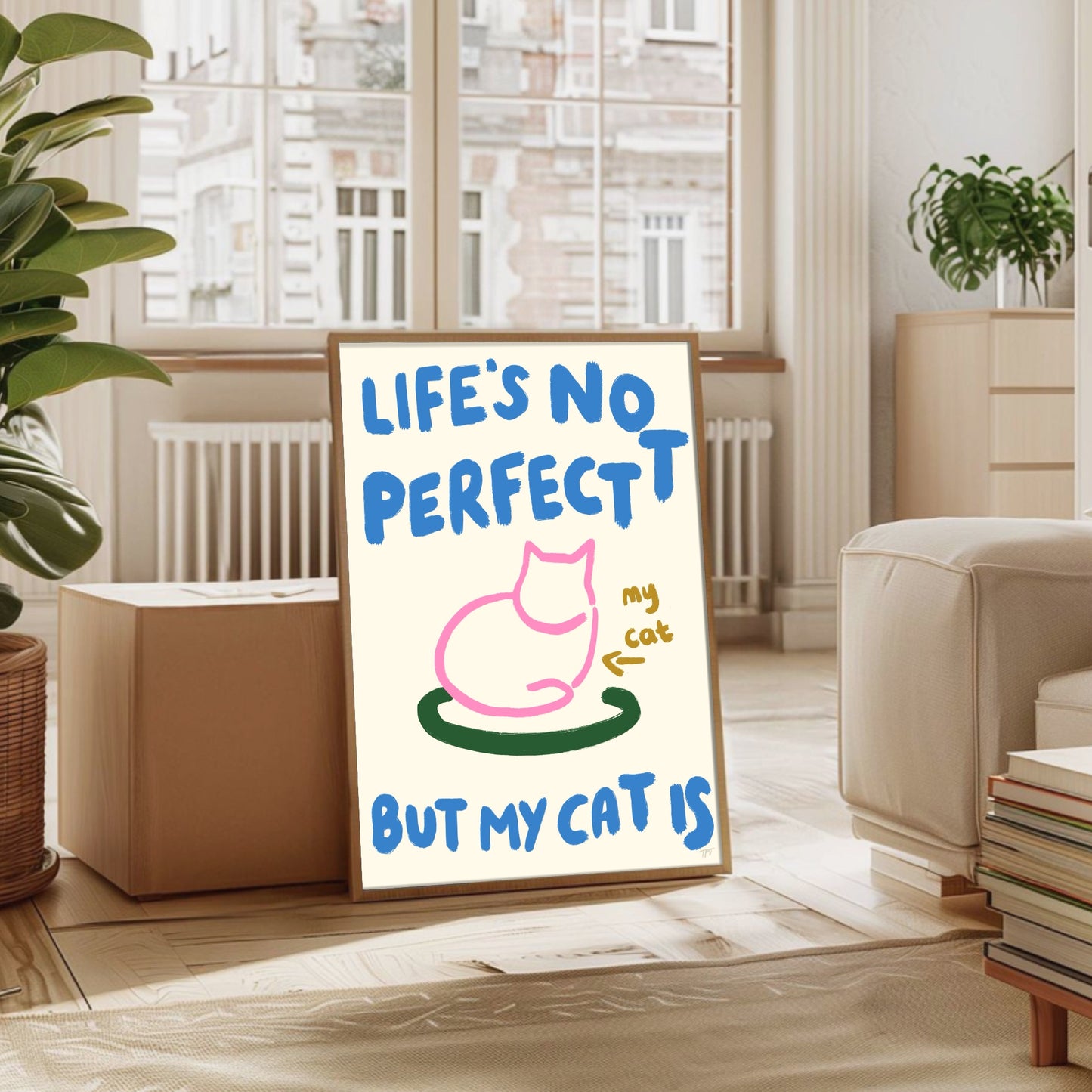 Mon chat parfait - Impression d'art