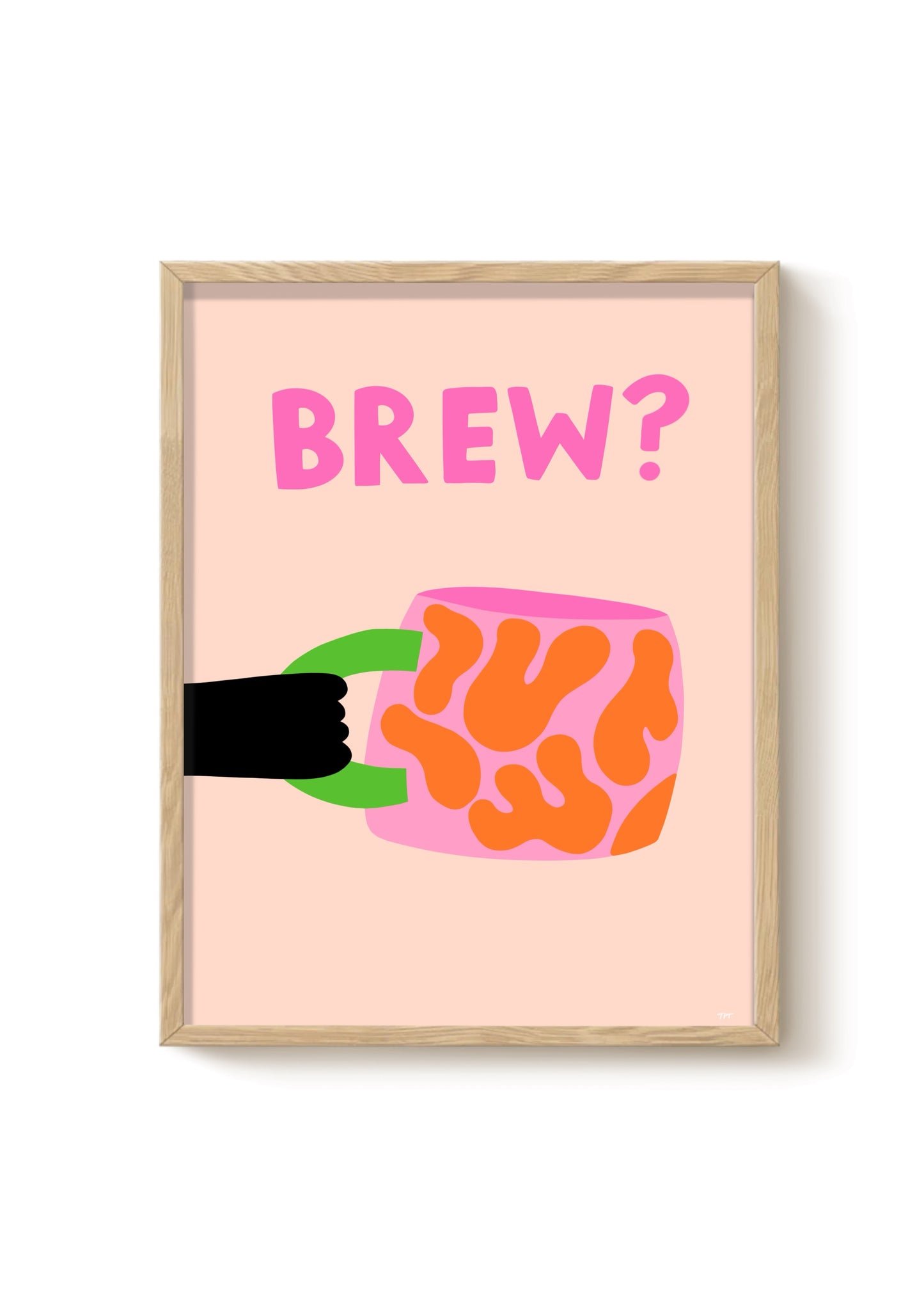 Brew - Cat Art Print