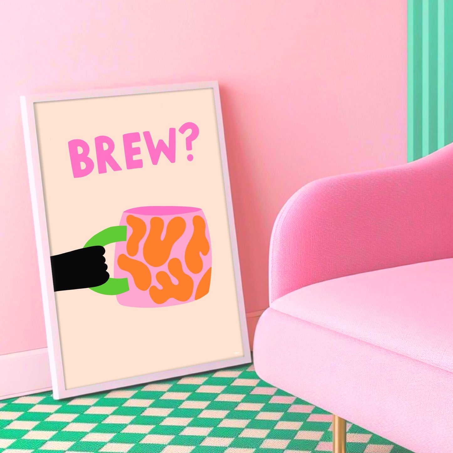 Brew - Cat Art Print