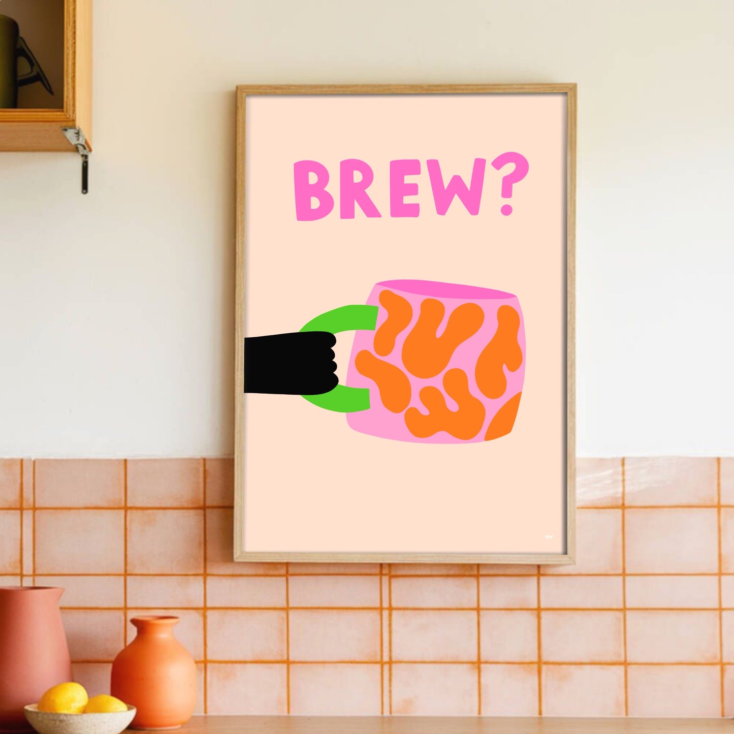 Brew - Cat Art Print